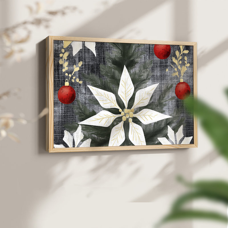 Art de Noël - DCXCVII - Reproduction encadrée - Restickable, H 8 po x l 10 po, Naturel