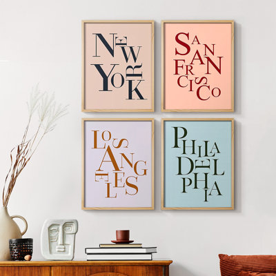 Take 34 Framed Print - Set of 4