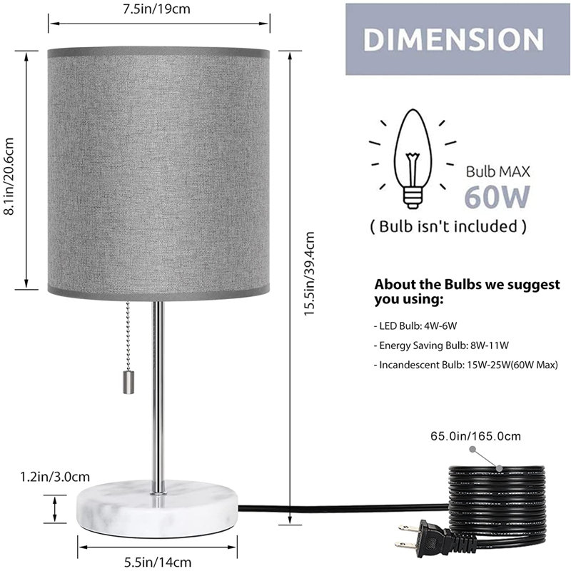 Abdurrehman Marble Table Lamp