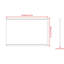 Très grand miroir mural de salle de bain moderne de 48 po x 32 po avec structure en aluminium de couleur noyer, vision tous azimuts, suspension verticale ou horizontale, preuve, cadre à assemblage rapide 48 po x 32 po-130489130