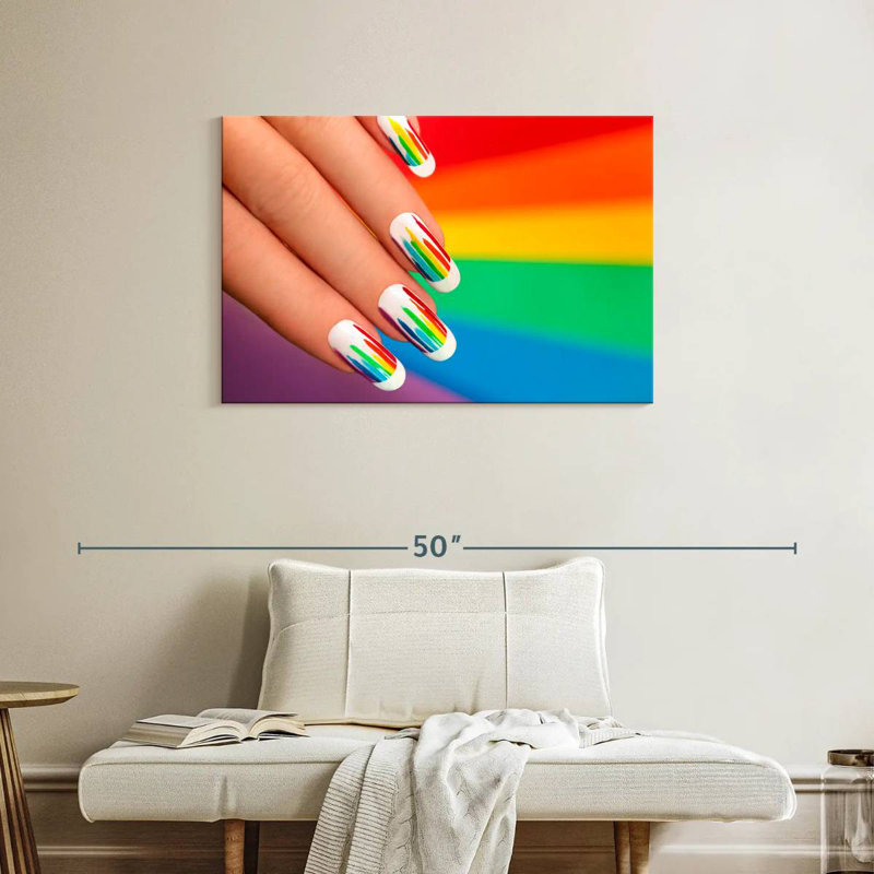 Shuttleworth Rainbow Nails, 24" H x 36" W