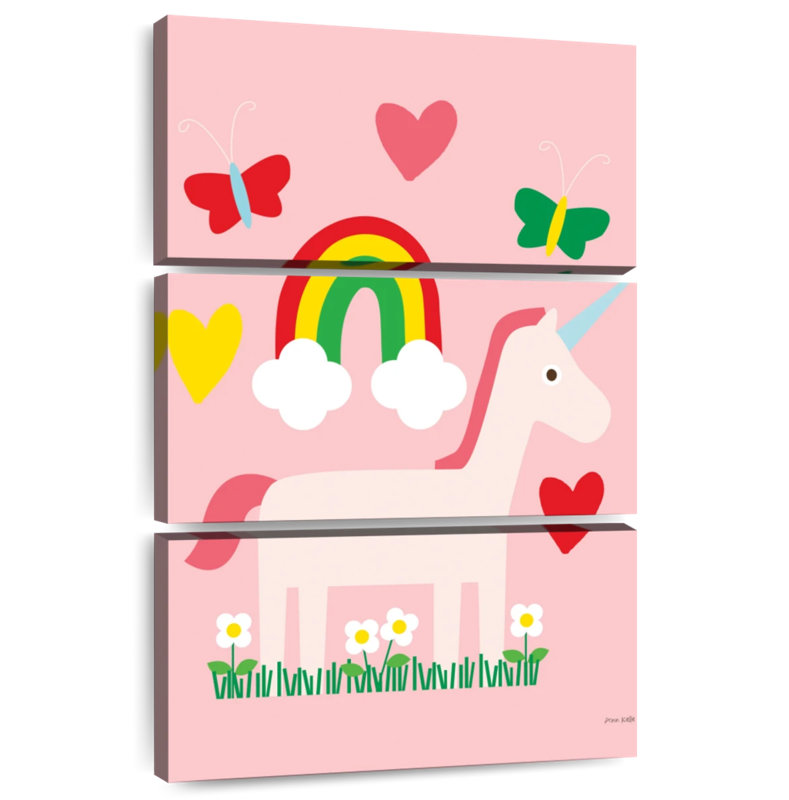 Ashelle Unicorn Fun II, 45" H x 28" W