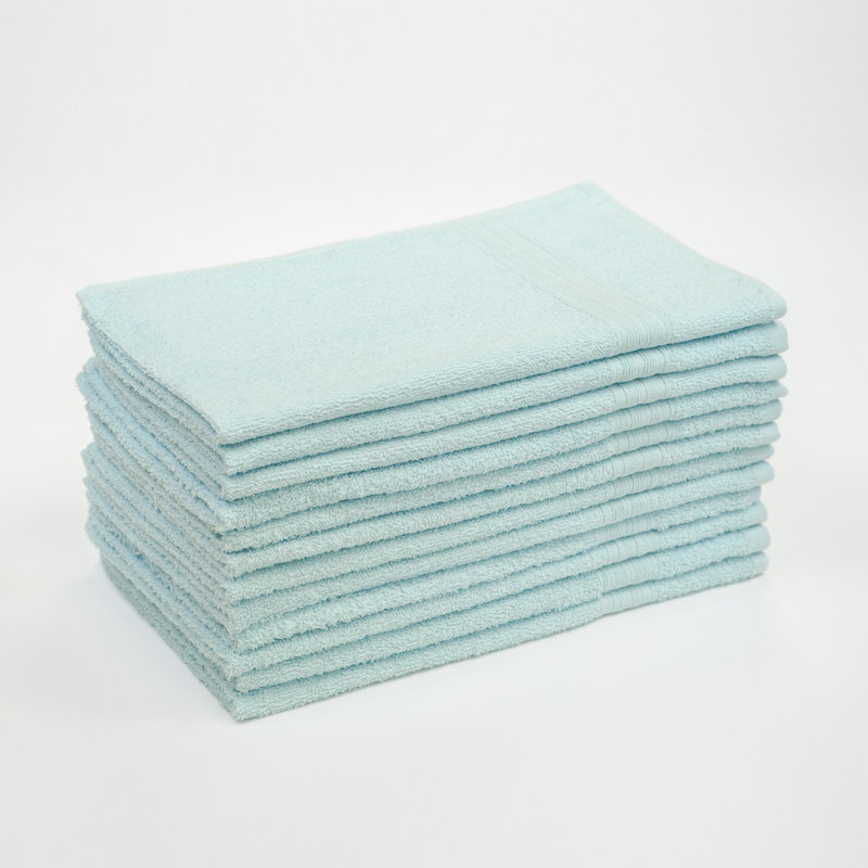 Débarbouillette 100% coton Amoakuh, Verre turquoise