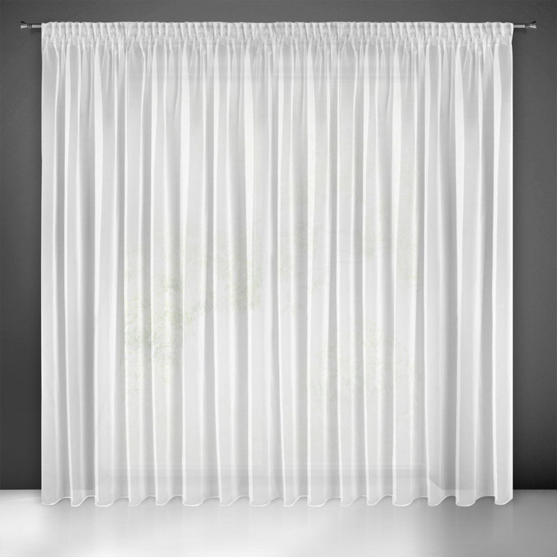 Karmenu Sheer Curtain Single Panel, 250cm H x 400cm W