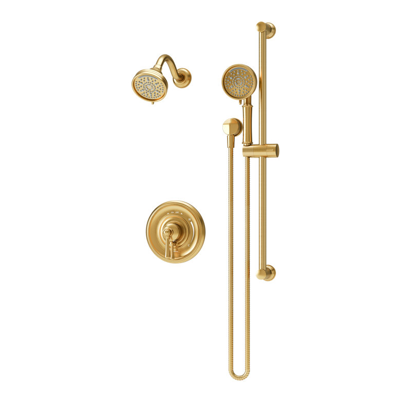 Braston HydroMersion Shower Trim Kit with Hand Spray, Bronze