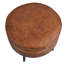 Repose-pieds rond en cuir 21,5 po Jackson-1615363145