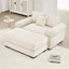 Fauteuil club avec repose-pieds 54,3 po-1343959818