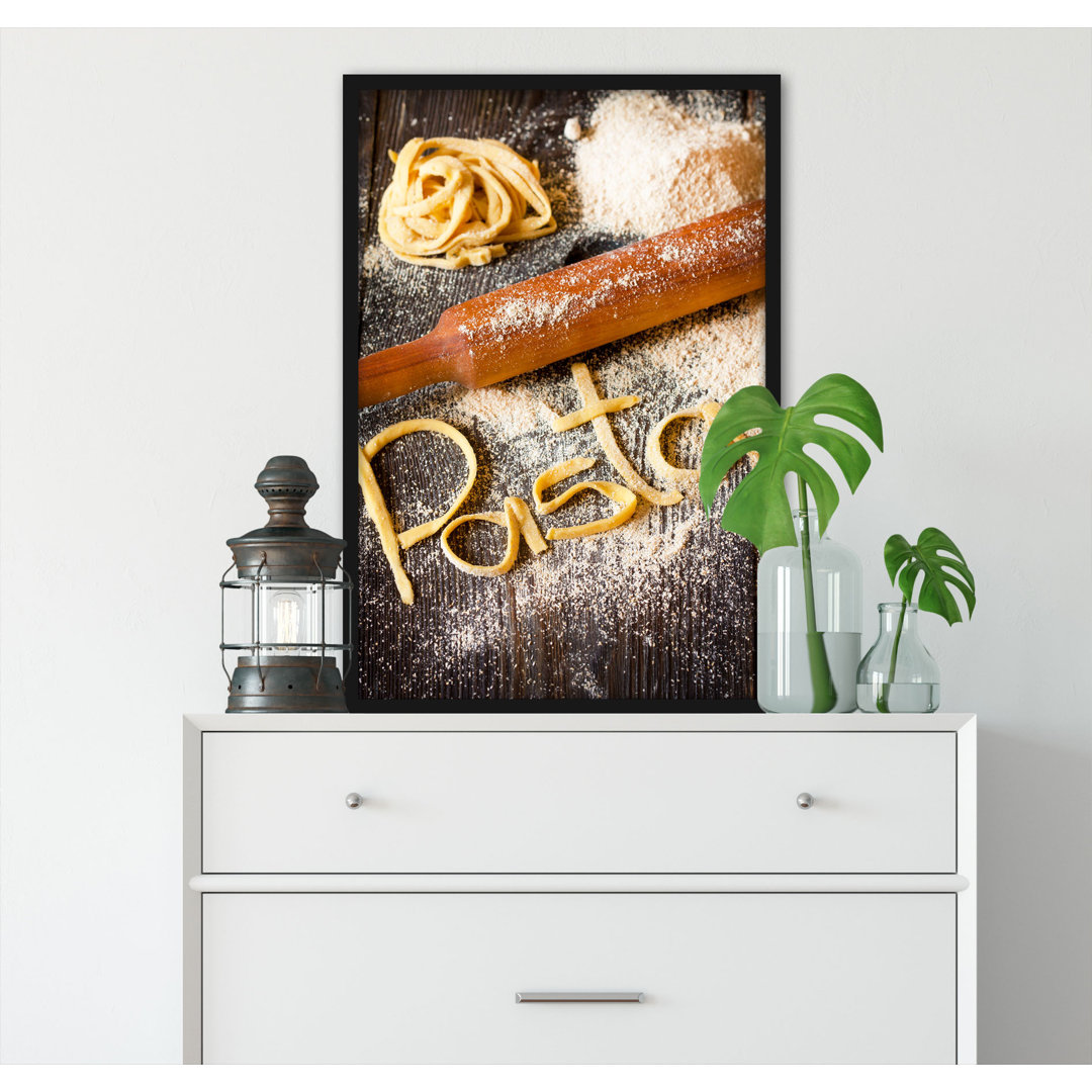 Gerahmtes Poster Frische Pasta Italia Poster