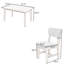 Ensemble repas avec 4 chaises rembourrées-2039450357
