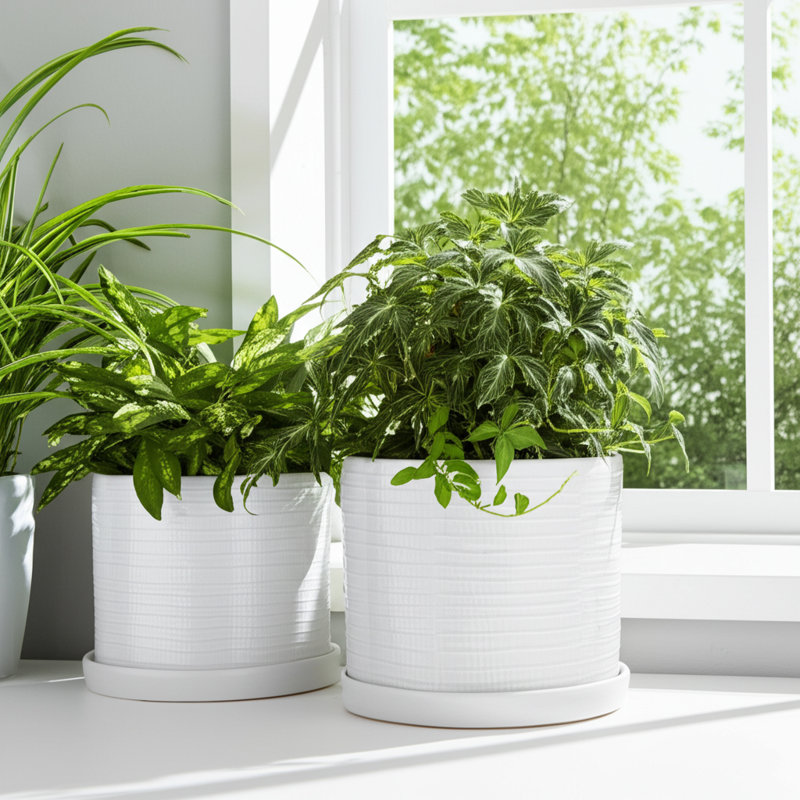 Handmade Ceramic Planter Set
