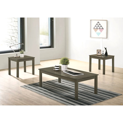 Ensemble de tables basses 3 pièces 1 table basse et 2 tables de bout Mobilier de salon