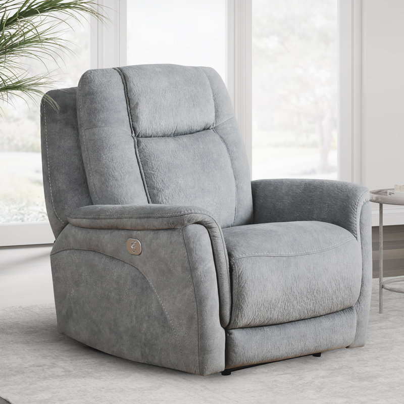 Blynn 35" Upholstered Zero Gravity Power Recliner with Adjustable Headrest Two Pack