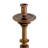 Candle Holder Philip Antique Gold Finish