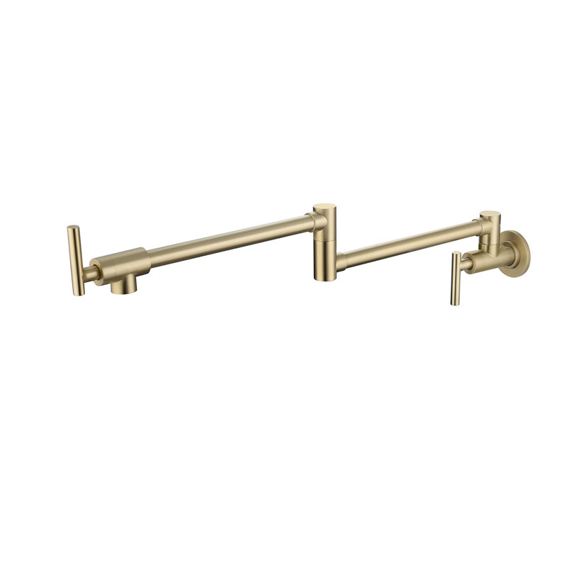 Mondawe Kitchen Faucet, Brushed Gold