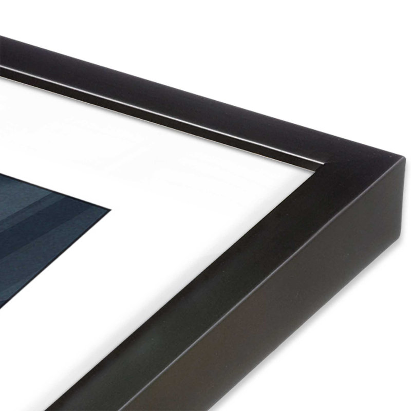 Serene Shark Shadows Print, 15.25" H x 12.25" W, Weathered Zinc