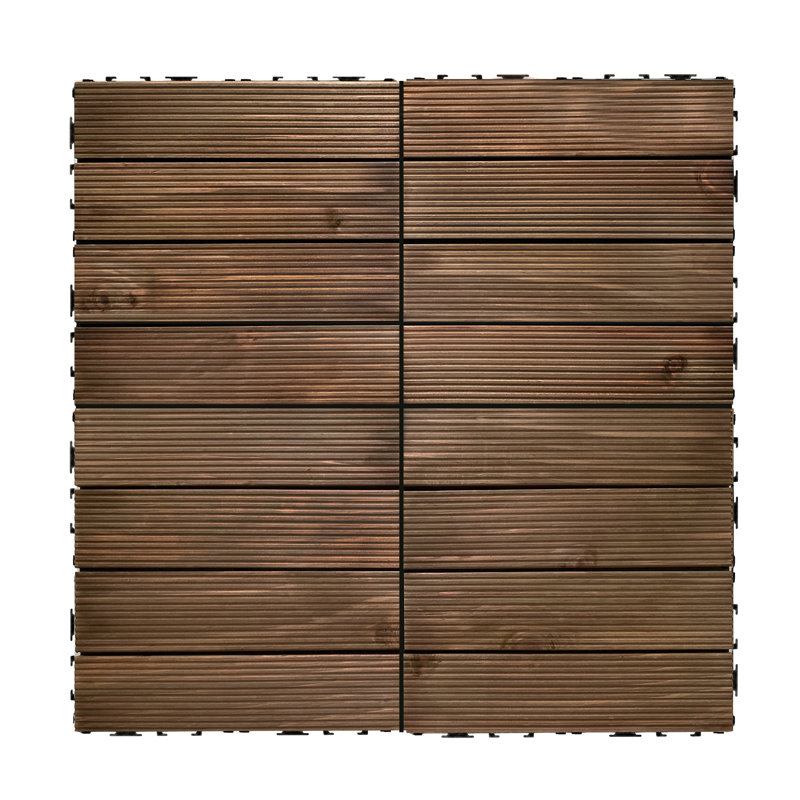 Interlocking Deck Tile, Royal Mahogany
