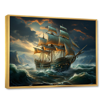 «Pirate Ship Legacy I», art mural pirate