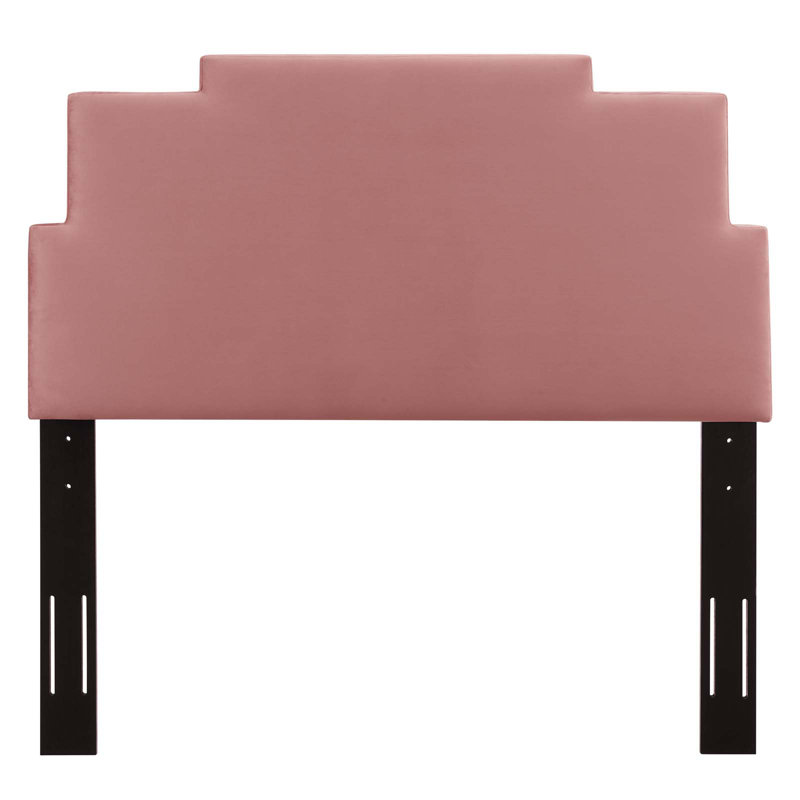 Modway Kasia Performance Velvet Headboard, Twin, Dusty Rose