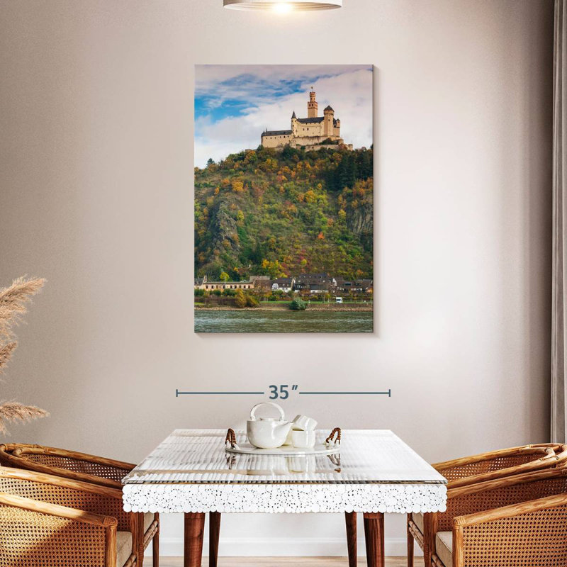 Marksburg Castle, 45" H x 30" W