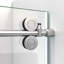 DreamLine Enigma-CXO 56 - l 60 po x H 76 po porte de douche coulissante sans cadre avec barre à serviettes-66596609