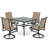 4 - Person Patio Dining Set with Square Table-122530519