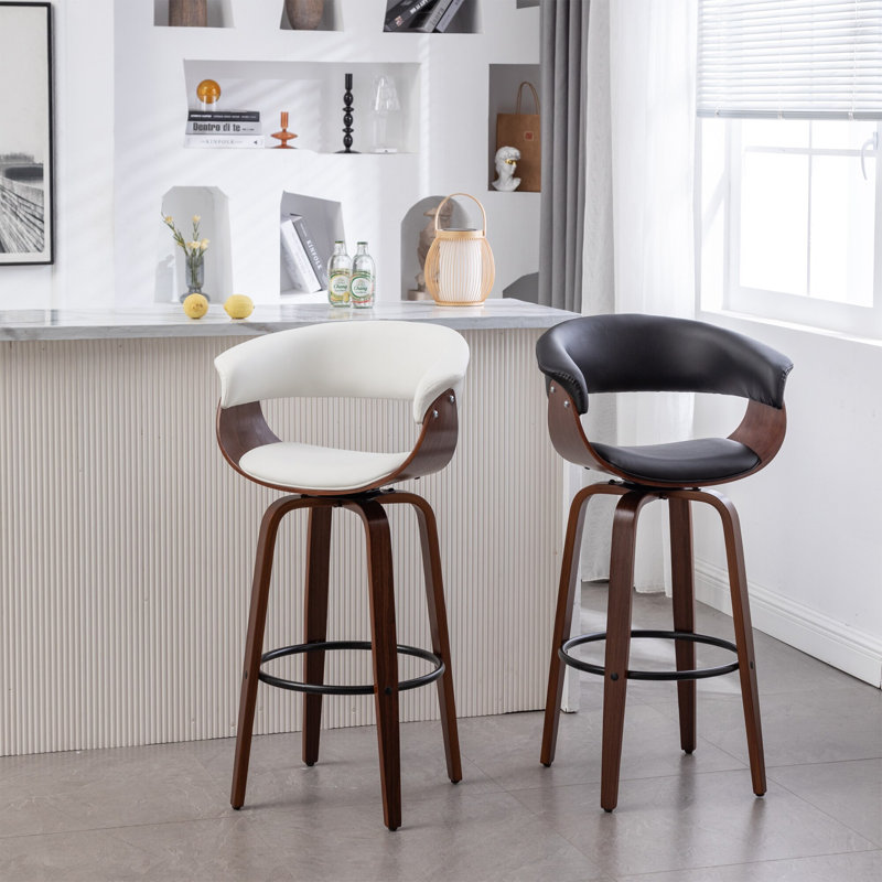 Adrista Upholstered Counter Stool, Black