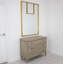 Porta Rectangle Metal Mirror-908055197