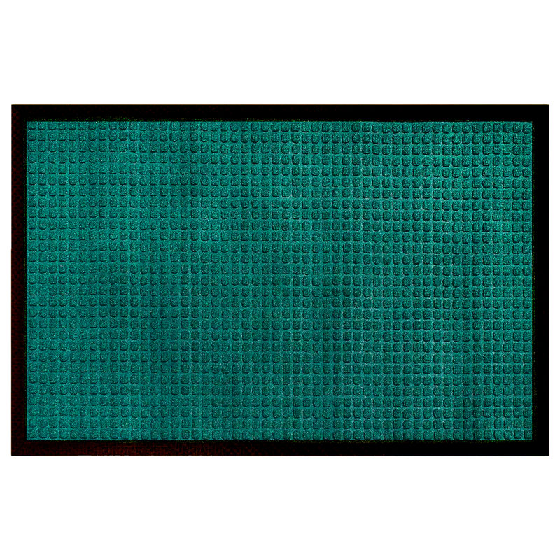 Paillasson intérieur en polypropylène antidérapant Odarius, Gaufré-vert, L 32 po x L 48 po
