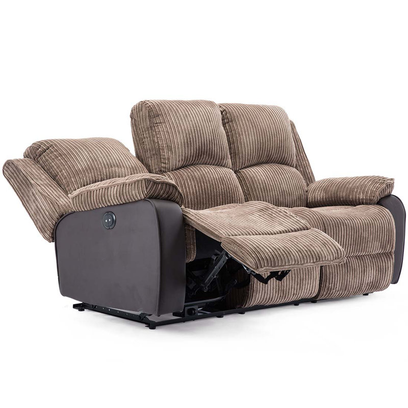 Electric Reclining Living Room Sets, Brown