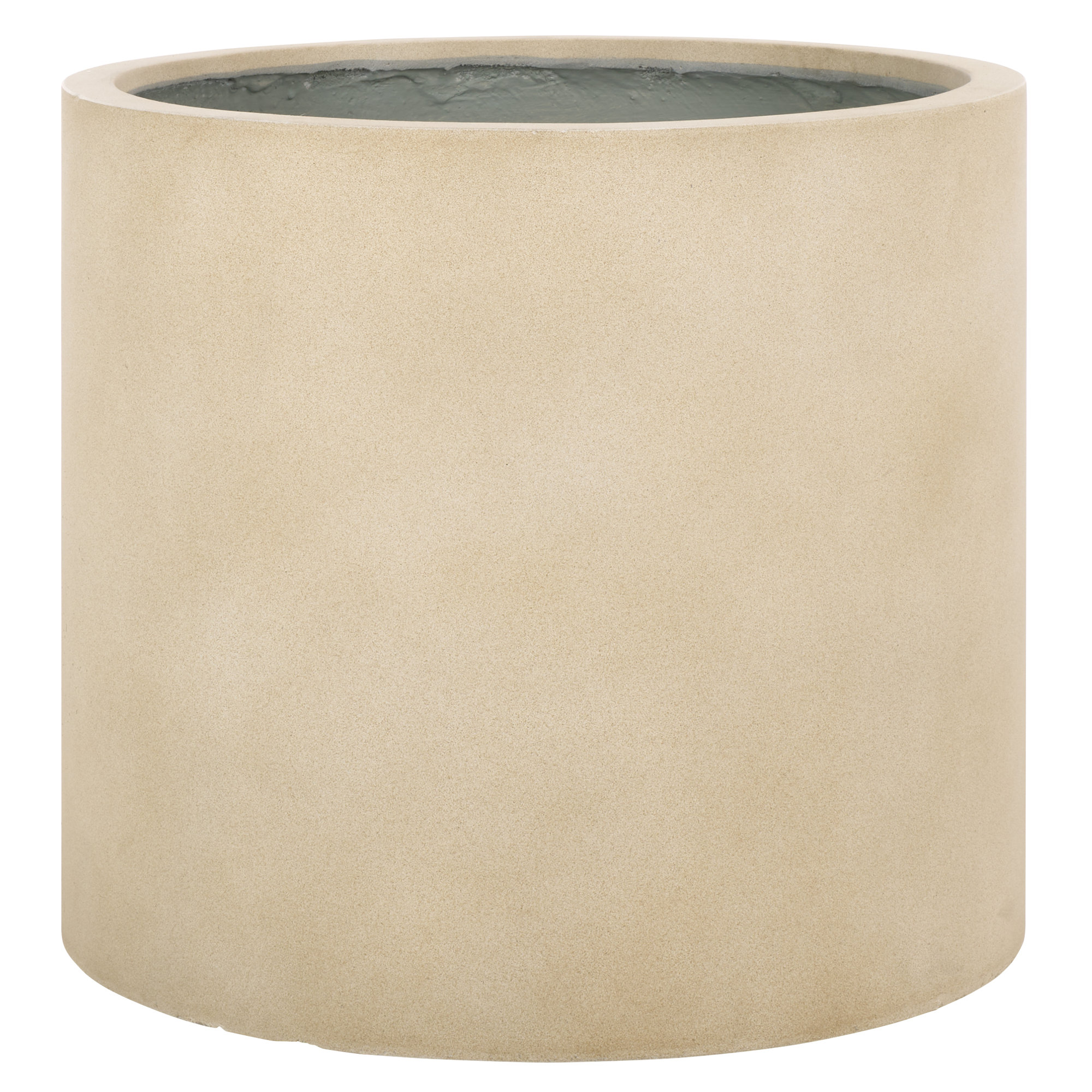 Mcguire Pot Planter, 19.2" H x 21.6" W x 21.6" D, Beige