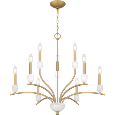 Amaran 9 - Light Dimmable Tiered Chandelier