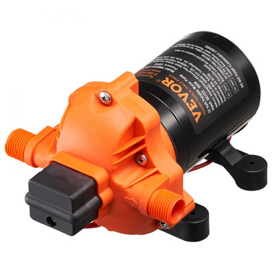12V Diaphragm Pump 3GPM 11.36 L/min 3-Chamber Water Pump Pressure Switch