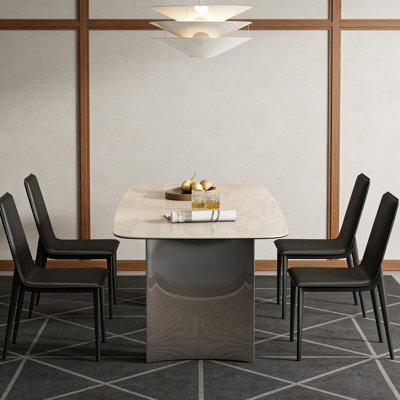 Italian light luxury dining table