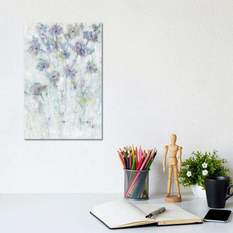 Lavender Floral Fresco II by Tim OToole - Wrapped Canvas Painting, 30.48cm H x 20.32cm W x 1.91cm D