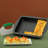BergHOFF Perfect Slice 3pc 13x9" Covered Rectangular Cake Pan with Tool, Green
