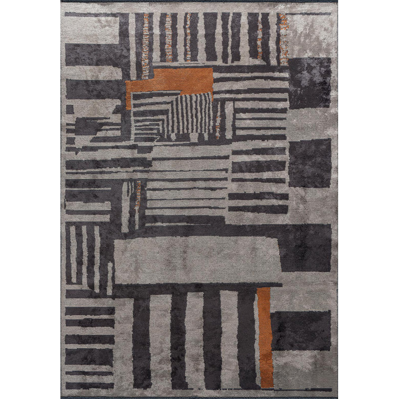 Rapture Abstract Area Rug, Rectangle 9'10" x 14'