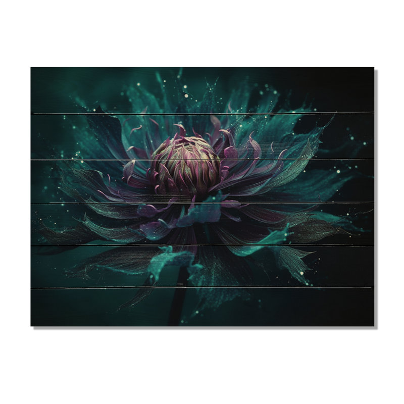 Fleur de lotus Clerfont, H 10 po x l 20 po x P 0,78 po