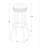 Hagert Upholstered Metal Swivel Bar Stool-16396418