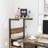 Computer Desk With Power Outlet & Storage Shelves, Study Writing Table With USB Ports Charging Station, PC Desk Workstation For Home Office-2069315499