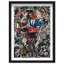 Oliver Gal Katy Hirschfeld - Retro Diner Fashion - Luxury Shadowbox Framed Wall Art-1623890507
