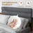 Upholstered Platform Bed Frame - With Headboard, No Box Spring Needed, 14" Underbed Storage​-263140932-263140934