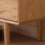 Log style design sense solid wood TV cabinet-106540954