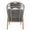 Ensemble de conversation de patio pour 2 personnes avec coussins, chaises d'extérieur en corde tissée avec table basse-43476607
