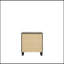 Table de chevet finition gris clair