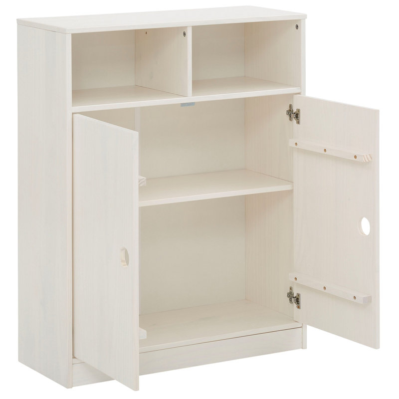 Diepreye 2 -Door 4 -Shelf, White
