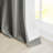Twist Tab Lined Window Curtain Panel For Enhanced Privacy And Elegant Drapability, Charcoal 50X95 Inch-431379326-431379312