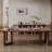 Nut-brown Rectangular Solid Wood desk-108347282