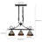 3-lights Tiffany Chandelier
