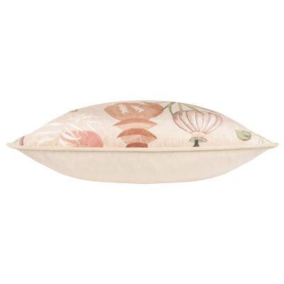 Earthen Floral Square Cushion Cover