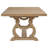 Fremont Brown Trestle Rectangular Dining Table